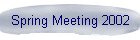 Spring Meeting 2002